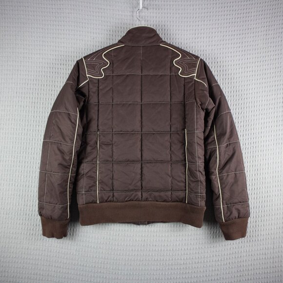 Vintage Puma Racing Jacket bomber Womens Medium Y2K - Picture 2 of 8